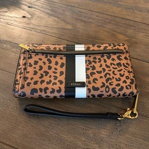 Fossil Logan Faux Leather RFID Wallet